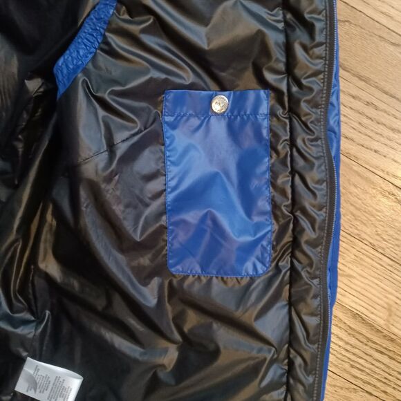 Marc New York Puffy Winter Ski Vest NEW Women's MEDIUM Lined Hood Blue - Picture 7 of 11